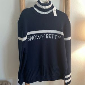 Snowy Betty Apres Ski Sweater NWT